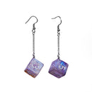 D20 / D6 earrings different colors and shapes