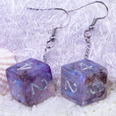 D20 / D6 earrings different colors and shapes