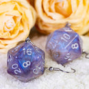 D20 / D6 earrings different colors and shapes