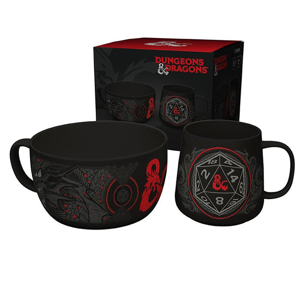 D&D Cup and Bowl Breakfast Set