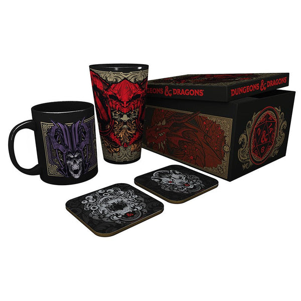 D&D cup, mug, coaster gift set