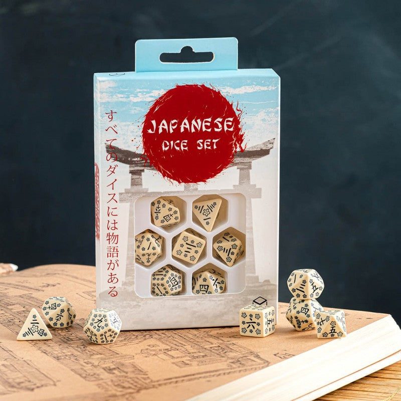 Japanese Dice Set - Series with Kanji numerals