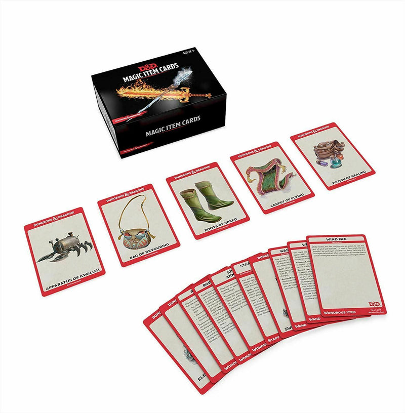 D&D Magic Item Cards (292 cards) - EN