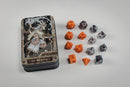 Class dice sets in box