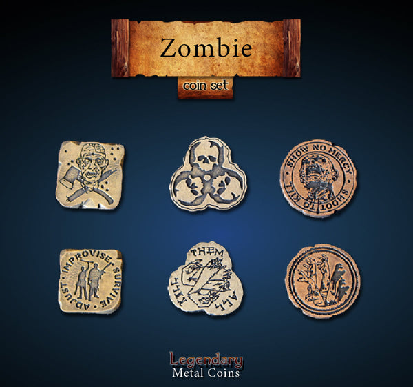 Zombie Coin Set (24 pieces)